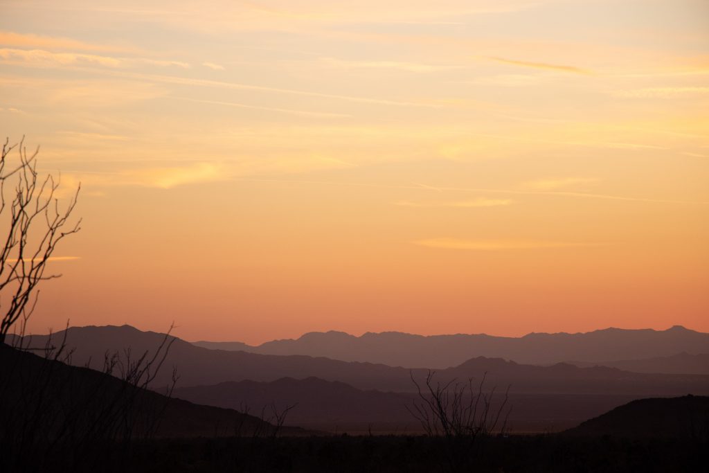 Arizona Sunset Layers - Applied Worldwide Lifestyle Photography