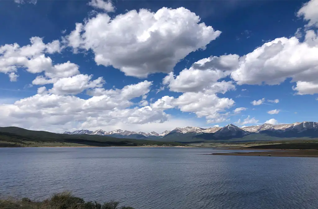 A photo of Taylor Reservoir near Gunnison Colorado