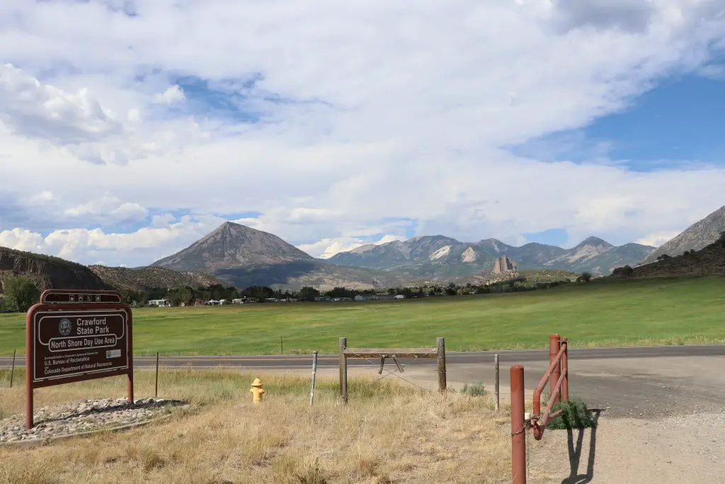 View from Crawford State Park near Hotchkiss, Colorado