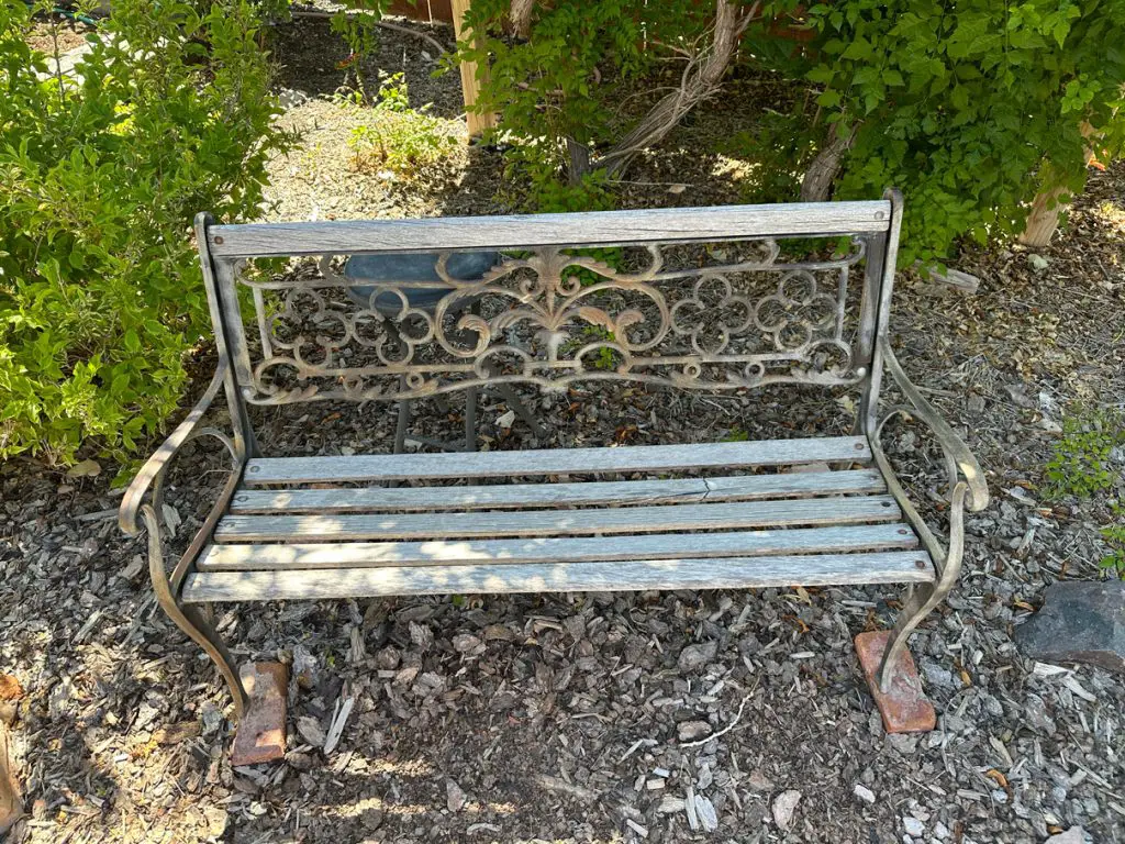 Renovating an Antique Garden Bench