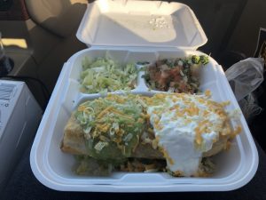 Photograph of a Chimichanga at Humberto's Taco Shop in Lake Havasu City