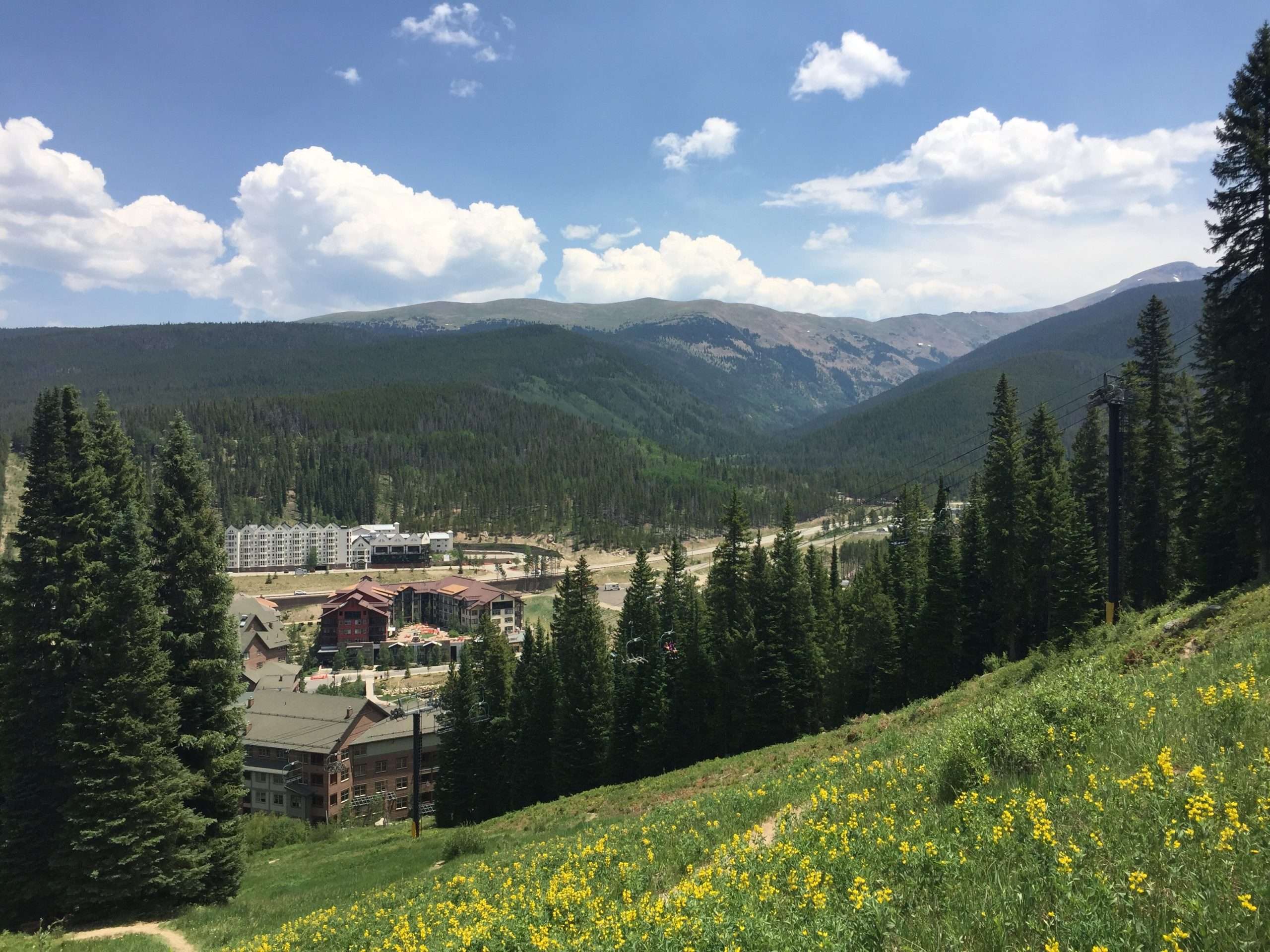 Photograph of Winter Park, Colorado in the summer