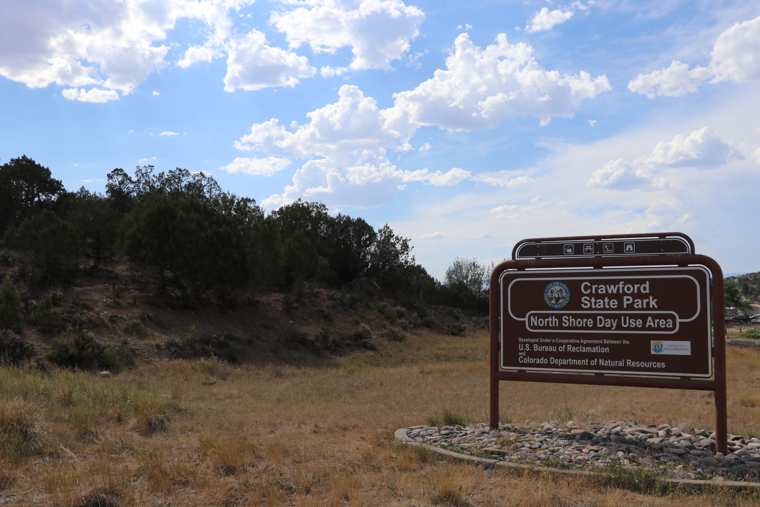 Crawford State Park Sign near Hotchkiss, Colorado