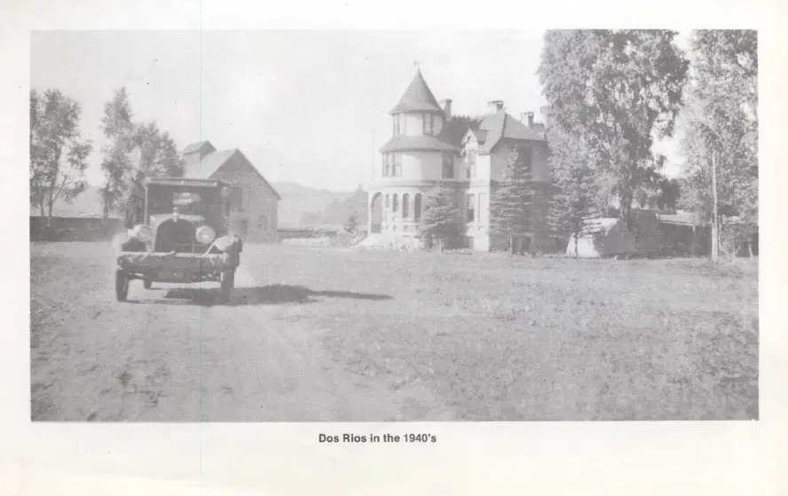 Dos Rios Ranch 1940s - Photo from biography