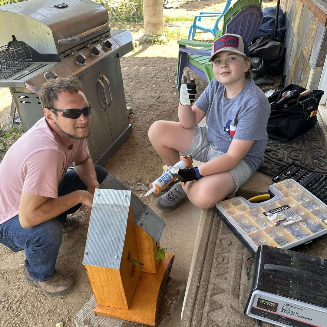 Building a Birdhouse with my Nephew and his New Tools