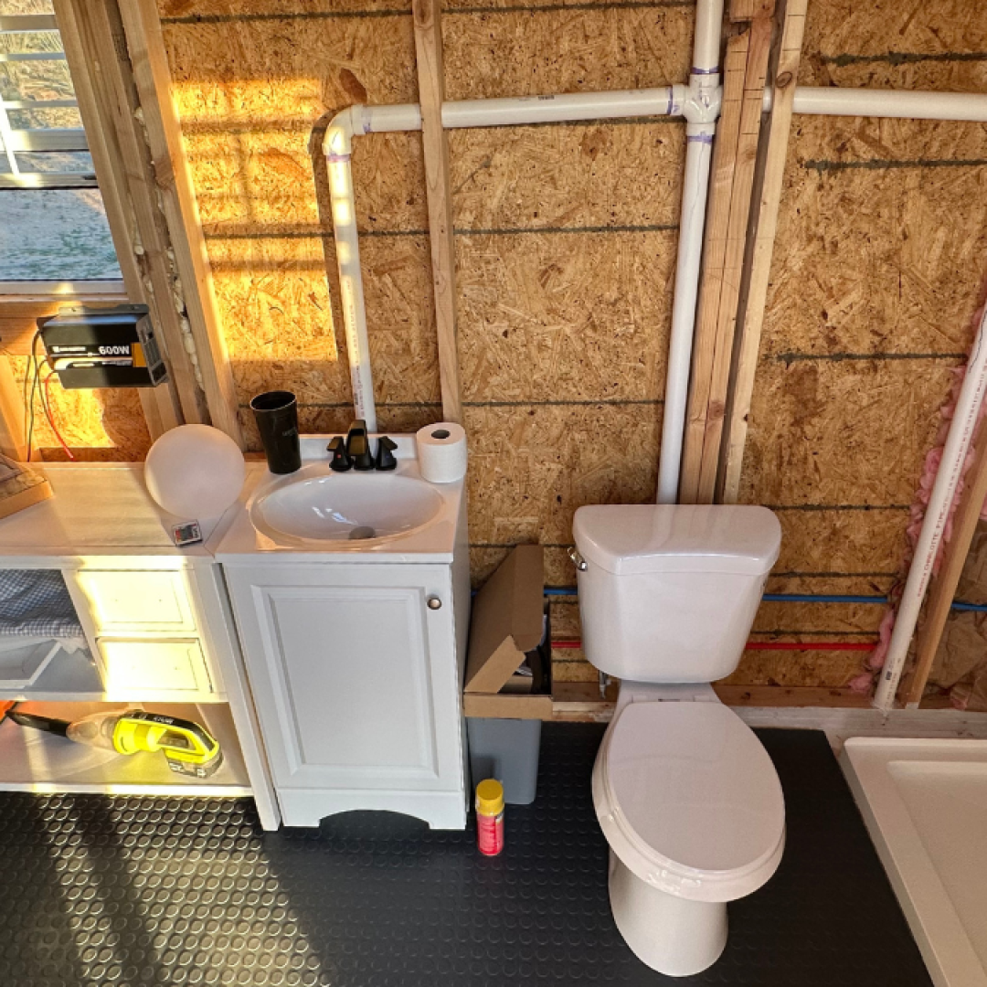 Why We Chose SharkBite Fittings for our Off-Grid Bathroom