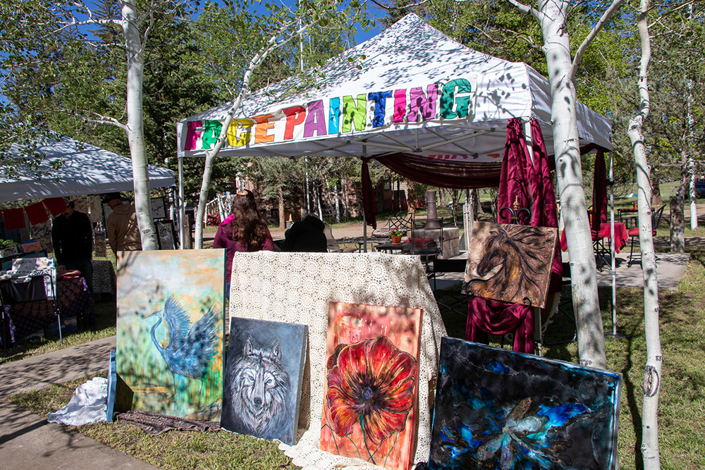 Photo of vender booth at the Hartman Castle Art Fair for Applied Worldwide blog "Hartman Castle Welcome Community for First Time in Century"