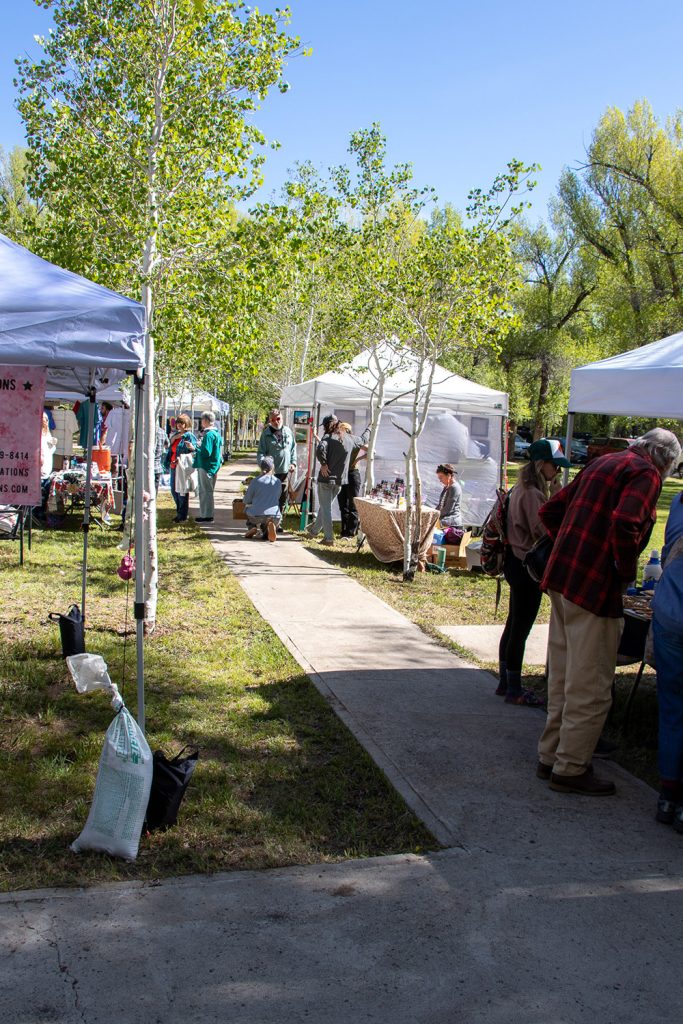 Photo of booths at Hartman Castle Art Fair for Applied Worldwide blog "Hartman Castle Welcome Community for First Time in Century"