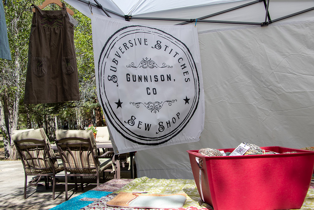 Photo of vendor sign at the Hartman Castle Art Fair for Applied Worldwide blog "Hartman Castle Welcome Community for First Time in Century"